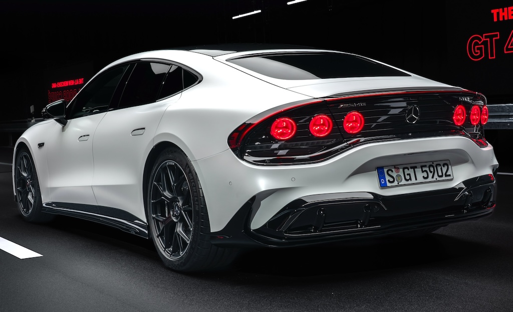 The New Mercedes-AMG GT 4-Door Coupé Debuts as a 1,169-Horsepower Electric Super Sedan
