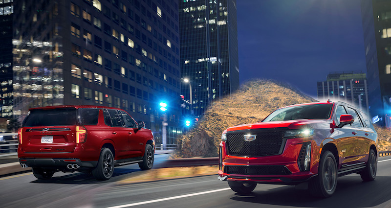 Video Xe Cadillac Escalade-V vs Chevrolet Tahoe 2023 | SUV cỡ lớn