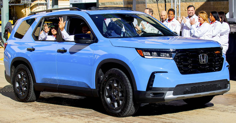Honda Lắp Ráp Mẫu SUV Pilot 2023 Mới Tại Mỹ