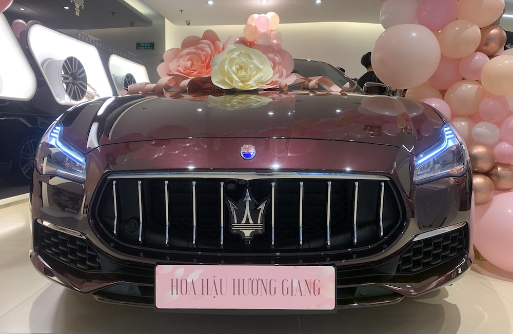 Maserati Của Hương Giang Idol Chọn Maserati Quattroporte GranLusso Làm Bạn Đồng Hành